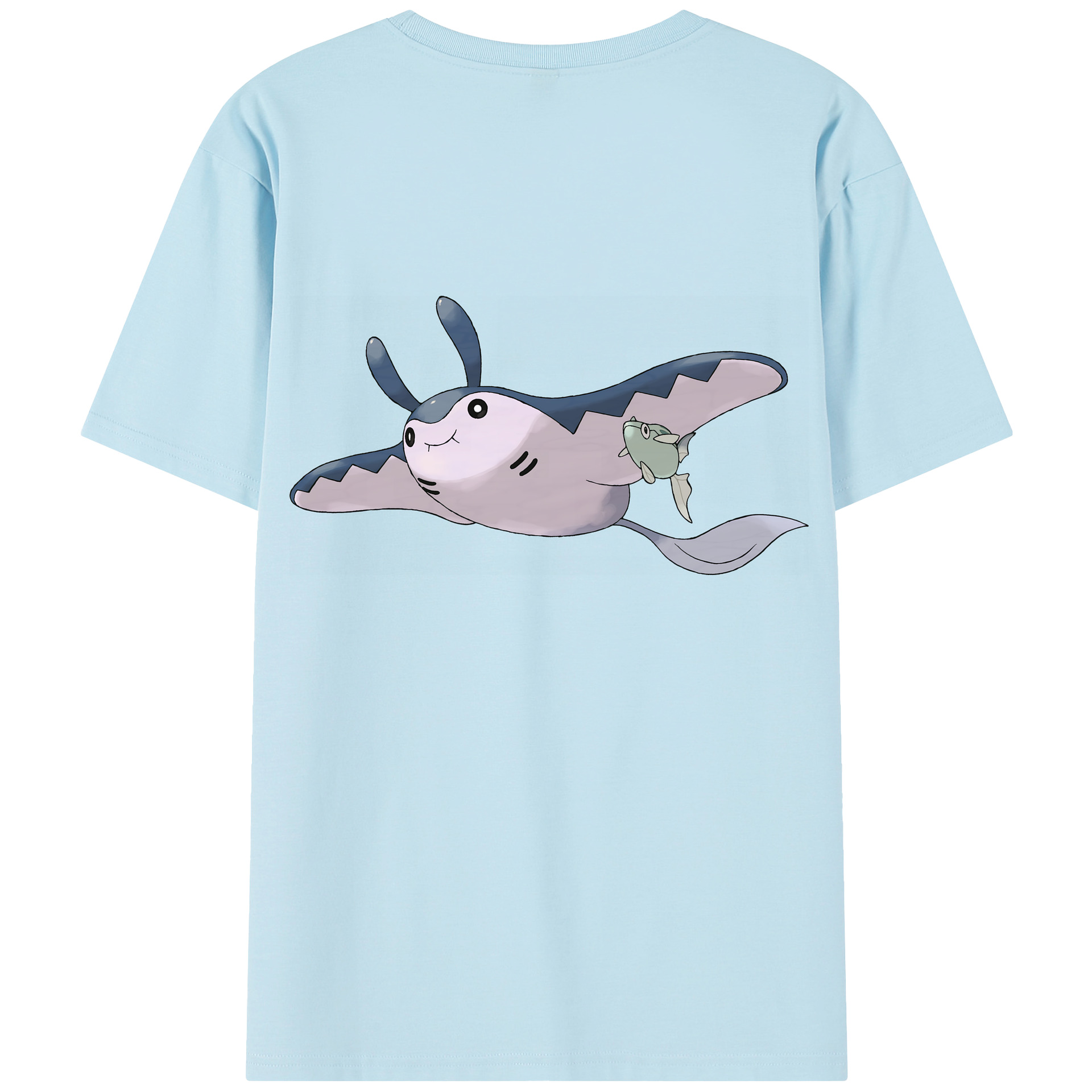 （画像用） ポケットモンスター Pokémon 綿100％半袖Tシャツ（背面プリント）